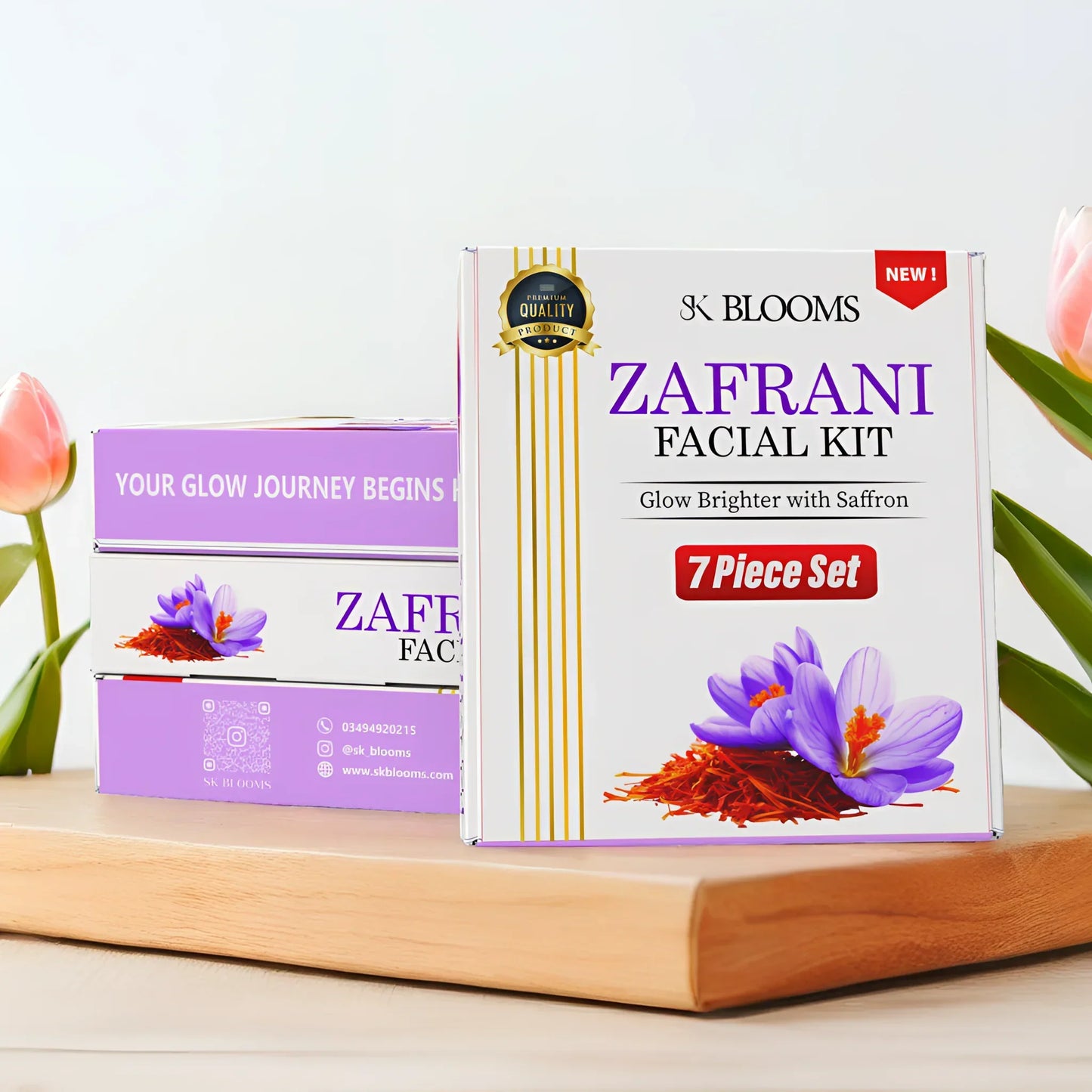 Zafrani Facial Kit with free Skin Polish
