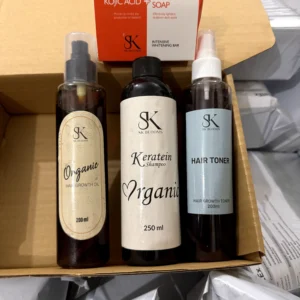 Hair set with Free Kojic whitening soap
