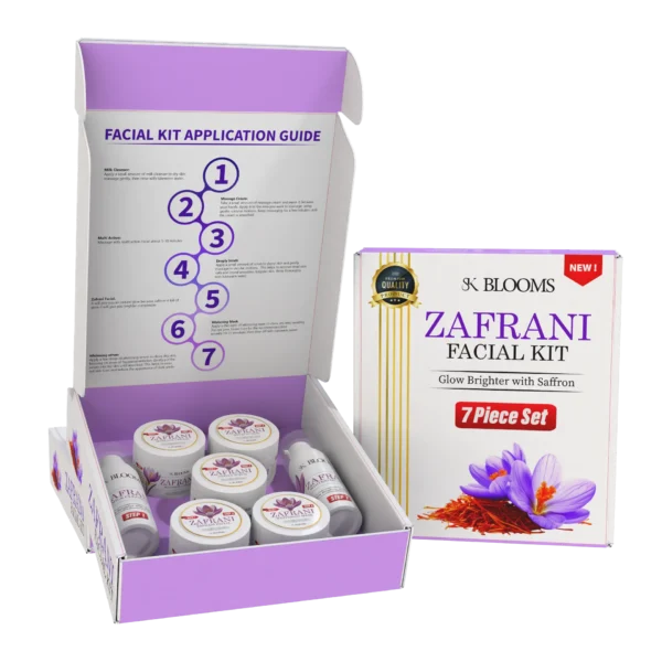Zafrani Facial Kit with free skin polisher - Image 4
